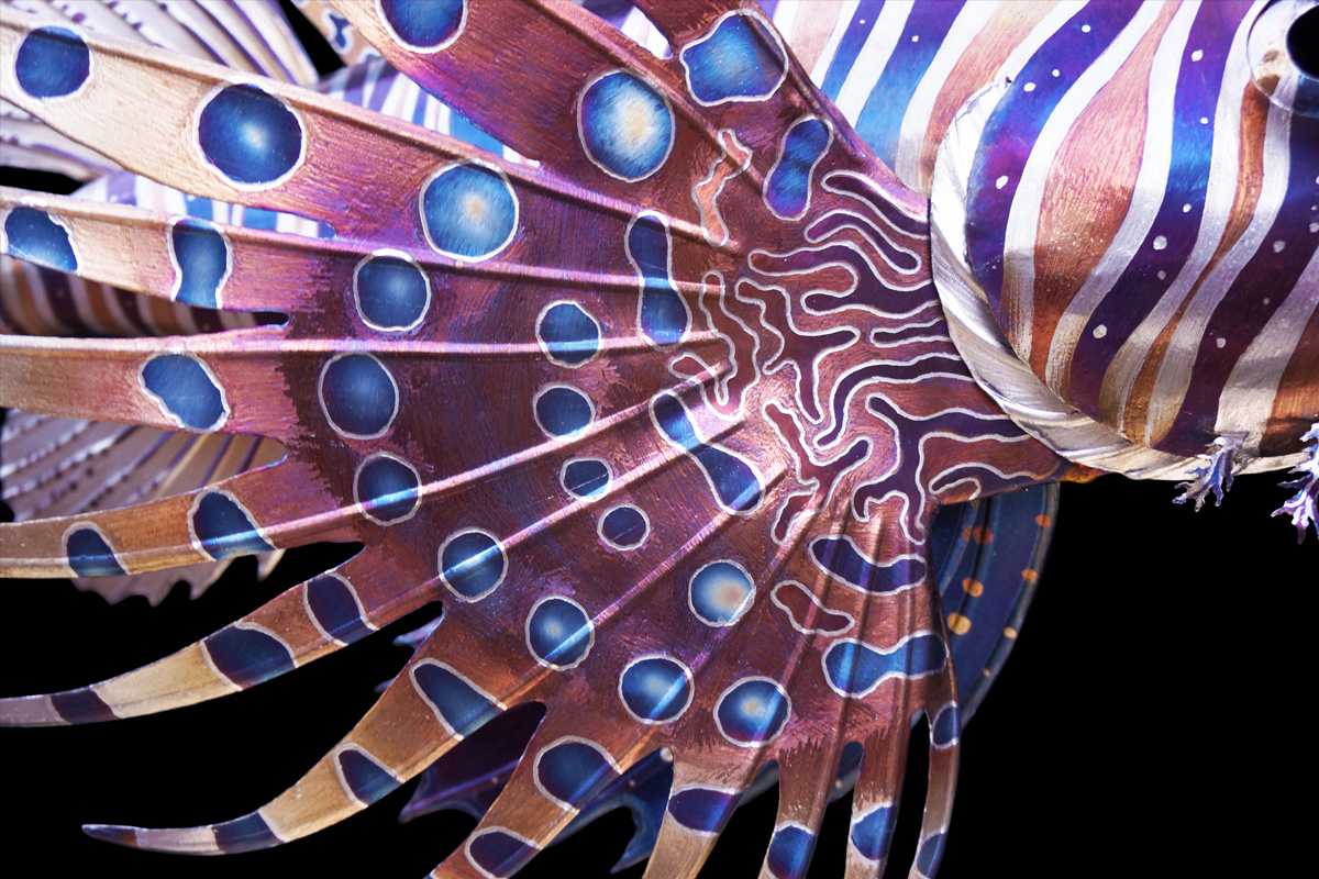 Metal Sculpture: Lionfish